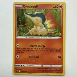 Pokemon Sword & Shield TCG: Cyndaquil SWSH221 Black Star Promo - Near Mint - Image 1