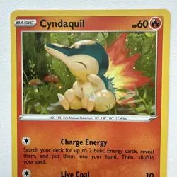 Pokemon Sword & Shield TCG: Cyndaquil SWSH221 Black Star Promo - Near Mint - Image 2