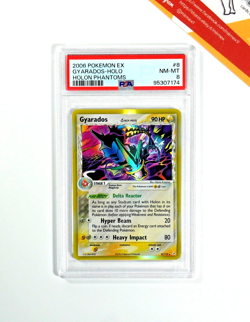 Pokemon PSA 8 Gyarados Delta Species #8 Holo Ex Holon Phantoms 2006 English - Image 1