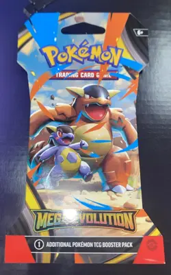 Pokemon Mega Evolution Sleeved Booster Pack Random Art Factory Sealed - Image 1