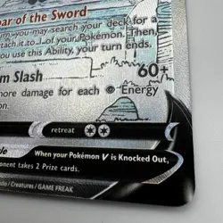 Pokemon TCG Zacian V GG48/GG70 SWSH Crown Zenith Galarian Gallery NM - Image 3