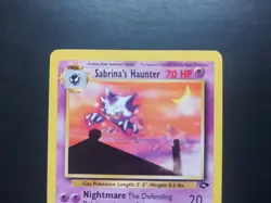 Pokemon - Sabrina's Haunter 55/132 Uncommon Gym Challenge - Image 2