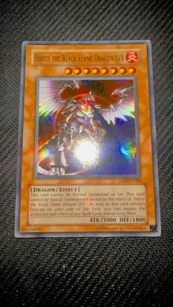 Horus The Black Flame Dragon LV8 - SOD-EN008 - VLP - Holo Bleed - Yu-Gi-Oh! - Image 3