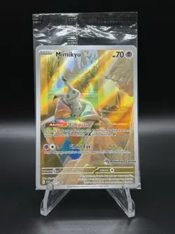 Mimikyu 075 Pokemon Center Exclusive Sv: Scarlet & Violet Promo Card SEALED MINT - Image 1