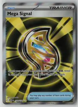 Mega Signal 171/132 Pokemon Mega Evolution Ultra Rare Near Mint Card (NM) 2 - Image 1