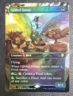 Gilded Goose (Borderless) Commander: Bloomburrow Foil MTG NM Magic Card - Image 1