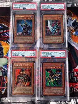 PSA 8 Set Yugioh Collector Tins Promo Cards CT1-EN001 /02/03/05 Limited Edition - Image 1