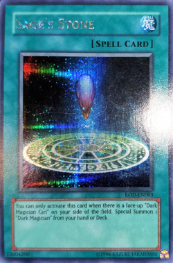 Sage’s Stone (ROD-EN003) Secret Rare Yu-Gi-Oh! TCG Card NM - Image 1