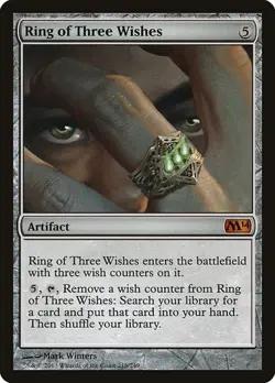 Ring of Three Wishes M14 NM MTG - Image 1