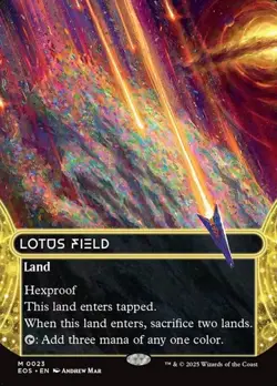 Lotus Field (#23) - Extended Art EOS NM MTG - Image 1