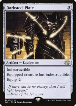 Darksteel Plate 2X2 NM MTG - Image 1