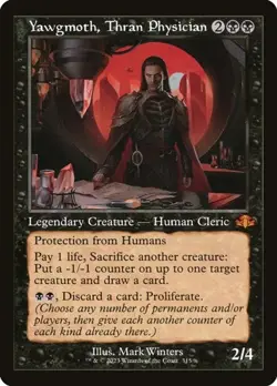 Yawgmoth, Thran Physician - Retro Frame DMR NM MTG - Image 1