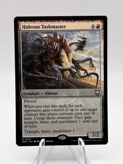 Hideous Taskmaster 0057 Commander Modern Horizons 3 M3C MTG NM - Image 1