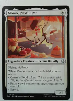 Momo, Playful Pet *Uncommon* Magic MtG x1 Avatar: The Last Airbender - Image 1