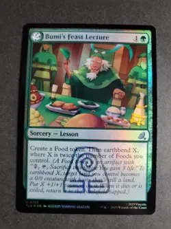 Bumi's Feast Lecture (Foil) Uncommon MTG Avatar Eternal - Image 1