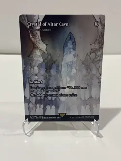 1x Crystal of Altar Cave - Chromatic Lantern, Showcase, Final Fantasy, MTG NM - Image 1