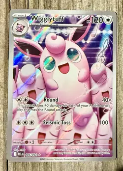 Pokemon TCG Wigglytuff 105 IR MEG: Phantasmal Flames 2025 NM/SINGLE - Image 1
