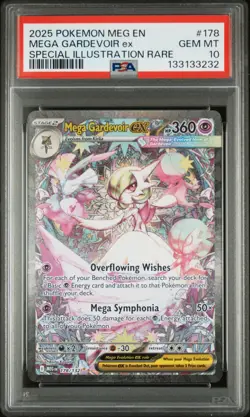 2025 POKEMON MEG EN-MEGA EVOLUTION #178 MEGA GARDEVOIR EX PSA 10 - Image 1