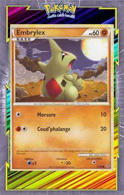 🌈Embrylex - HS02:Dechainement - 51/95 - Carte Pokemon Francaise - Image 1