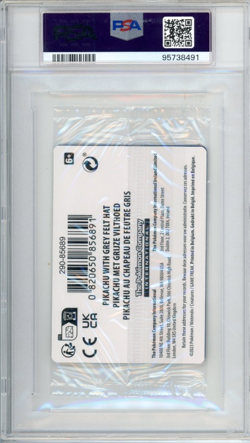 2023 Pokemon x Van Gogh Pikachu with Grey Felt Hat Promo Sealed Pack PSA 10 - Image 2