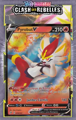 Pyrobut V - EB02:Clash des Rebelles - 035/192 - Carte Pokemon Neuve Francaise - Image 1