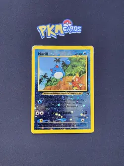 Pokemon TCG Marill Southern Islands 11/18 Reverse Holo HP. - Image 1