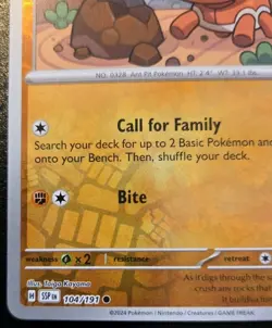 Trapinch 104/191 Reverse Holo Common Scarlet & Violet Surging Sparks Pokemon TCG - Image 4