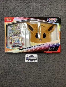 Pokemon Prismatic Evolutions Accessory Pouch BRAND NEW - Image 1
