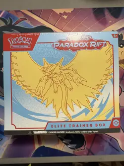 Pokemon Scarlet and Violet: Paradox Rift - Roaring Moon ETB New Sealed - Image 1
