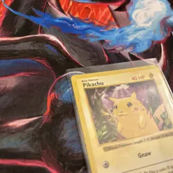 RARE 1999 Pokemon Base Set UNLIMITED - E3 STAMPED - Red Cheeks #58 PIKACHU MP/HP - Image 4