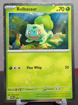 Pokemon Bulbasaur #046 SVP Black Star Promo Cosmos Holo English NM - Image 1