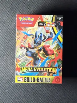 Pokemon Mega Evolution Build and Battle prerelease kit Sealed 4 booster packs - Image 1