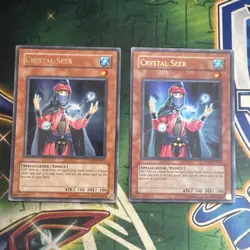 Yugioh! Crystal Seer TAEV-EN031 Ultra Rare Unlimited x2 LP/HP - Image 1