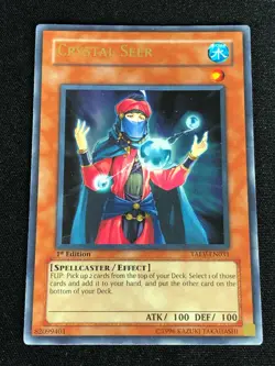 YUGIOH CRYSTAL SEER TAEV-EN031 1ST ULTRA (MP) - Image 1