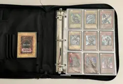 Yugioh Vintage 9 Foil/360 Card Binder Lot Dark Magician Blue-Eyes Red-Eyes 2002 - Image 2