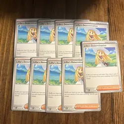 Lillie’s Determination - Pokemon Mega Evolution 119/132 - Card Lot x 8 Playset - Image 1