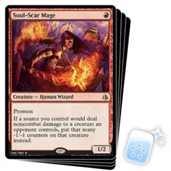 SOUL-SCAR MAGE X4 Amonkhet AKH Magic MTG MINT CARD - Image 1