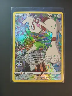 Pokemon TCG Smeargle Trainer Gallery Silver Tempest TG10/TG30 Ultra Rare Card - Image 1