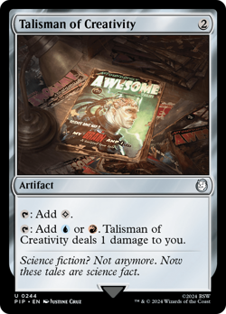 Talisman of Creativity #244 | Near Mint | Fallout Magic MTG - Image 1