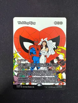 Wedding Ring (BORDERLESS) Marvel's Spider-Man - Magic/MTG - Image 1