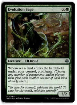 MTG Evolution Sage U WAR 159 NM - Image 1