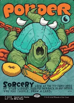 Ponder - Extended Art Promo Secret Lair NM MTG - Image 1