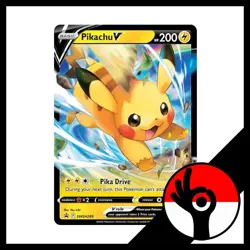 Pokemon TCG: Sword & Shield Promo - SWSH285 - Pikachu V - Image 1