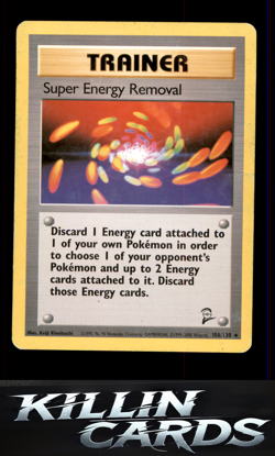 Super Energy Removal 108/130 Pokemon Rare Base Set 2 Card LP - Image 1