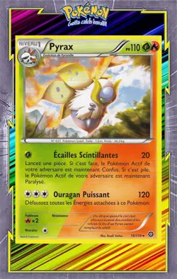 🌈Pyrax-XY11:Offensive Vapeur-15/114-Carte Pokemon Francaise - Image 1