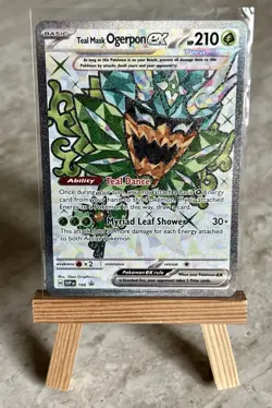 Pokemon TCG Teal Mask Ogerpon EX 190/167 Twilight Masquerade + No166 SV Promo-NM - Image 4