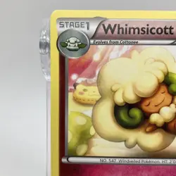 Whimsicott Non-Holo Uncommon 71/124 Pokemon TCG Fates Collide LP - Image 2