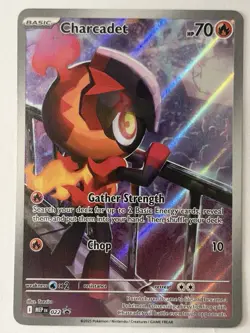 Charcadet 022 ETB Black Star Promo - Pokemon TCG Phantasmal Flames - NM+ - Image 1