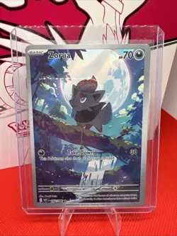 Zorua 142/086 English Pokemon White Flare MINT/NEW Illustration Rare Holo TCG - Image 1