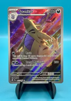 Pokemon TCG Tyranitar Scarlet & Violet Paldea Evolved 222/193 - Image 1
